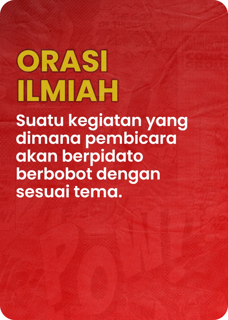 Orasi Ilmiah-